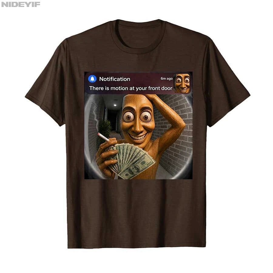 There is Motion at Your Front Door Tung Tung Sahur T-shirt
