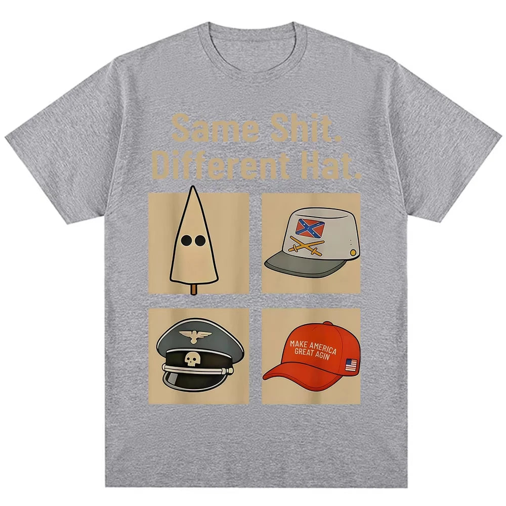 Same Shit Different Hat Meme Graphic T-shirt