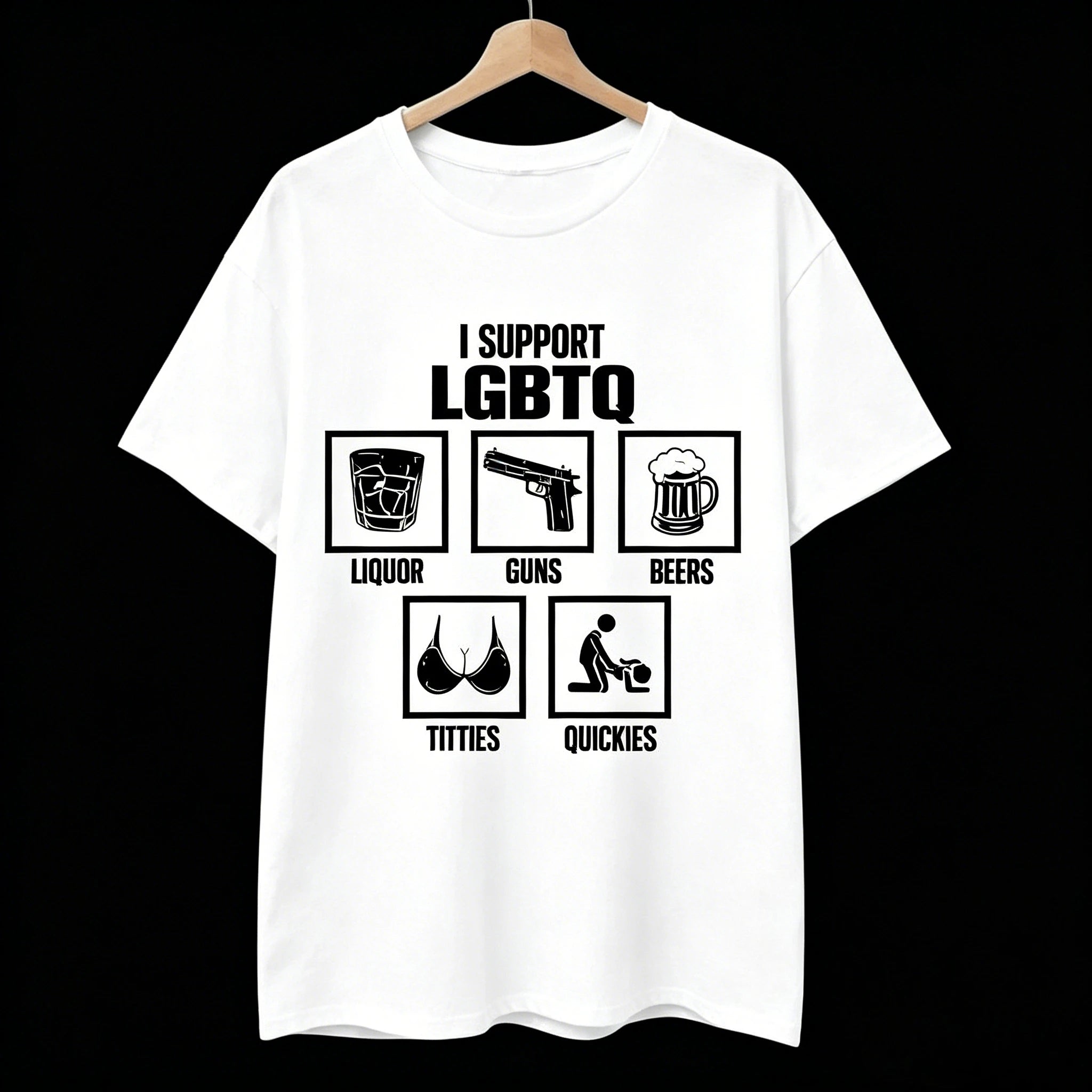 I Support LGBTQ T Shirt