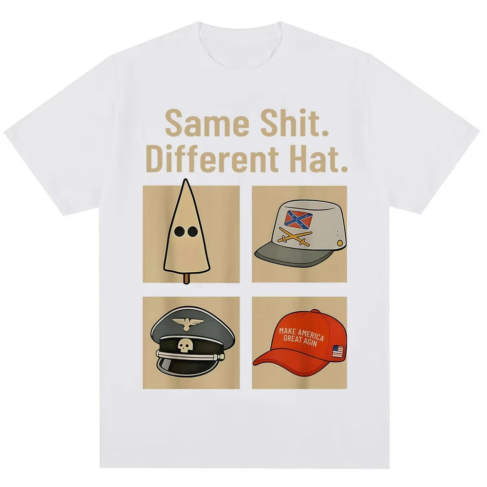 Same Shit Different Hat Meme Graphic T-shirt
