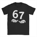 European and American Men T-Shirts Funny Six Seven 67 Meme