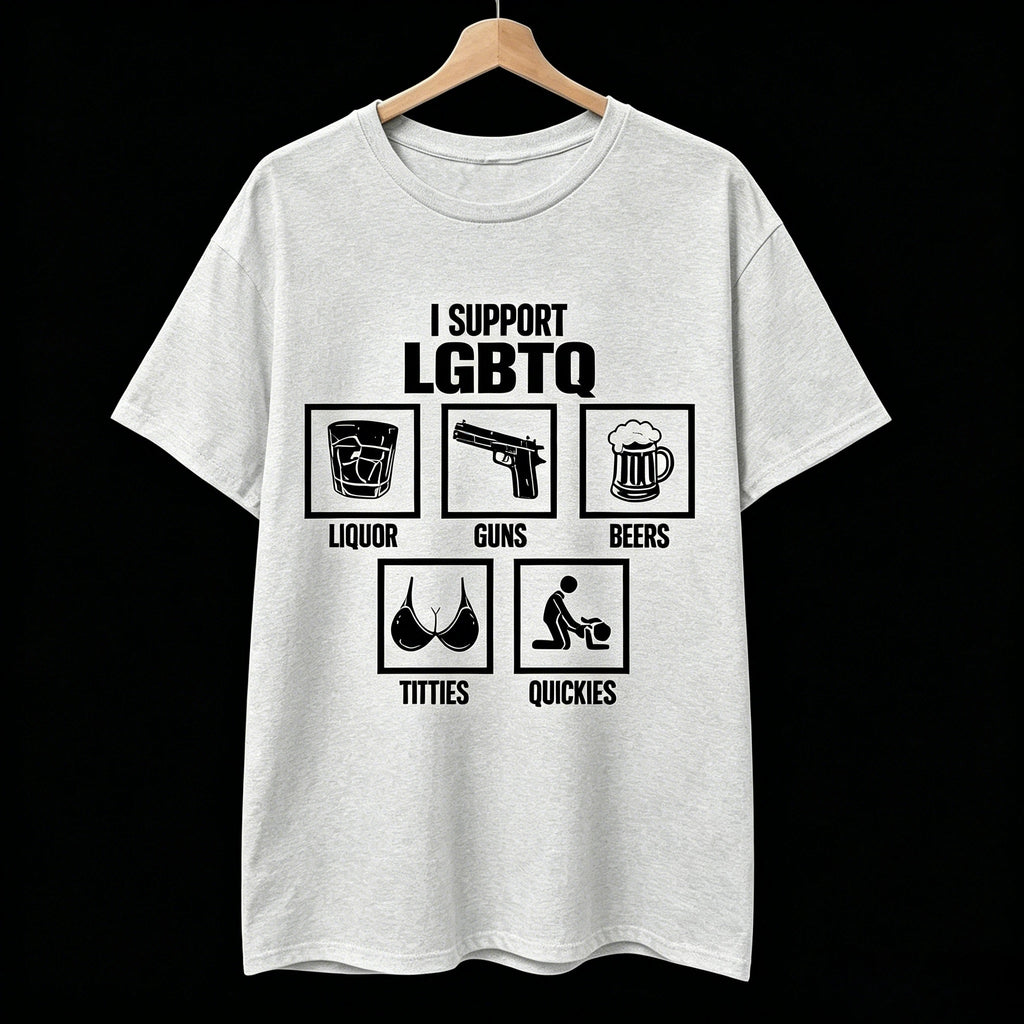 I Support LGBTQ T Shirt