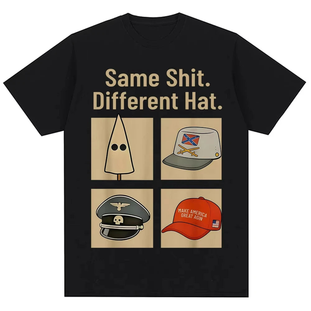 Same Shit Different Hat Meme Graphic T-shirt